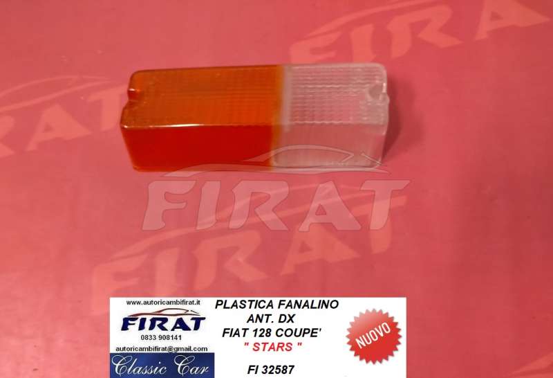 PLASTICA FANALINO FIAT 128 COUPE' 3P ANT. DX (32587)